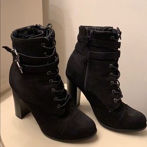 Black Heeled Booties